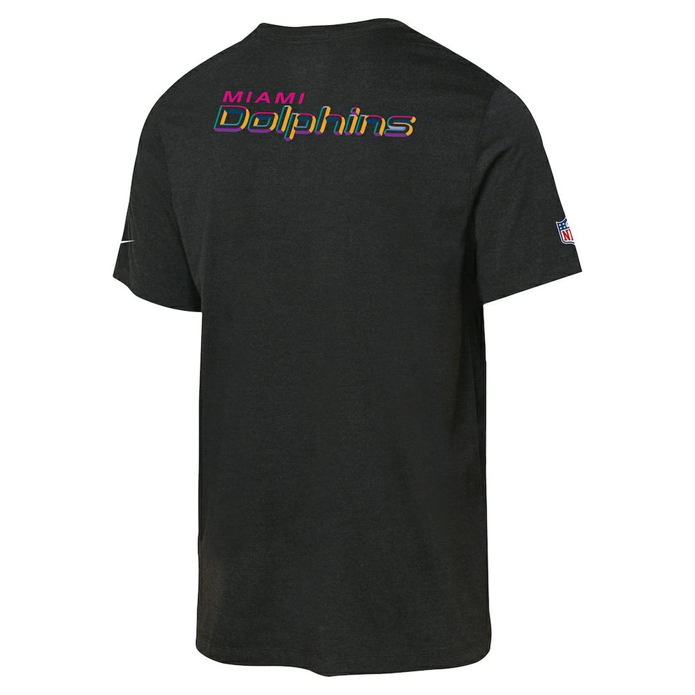 Youth 2025 NFL Crucial Catch Tri-Blend Dri-FIT T-Shirt - Miami Dolphins