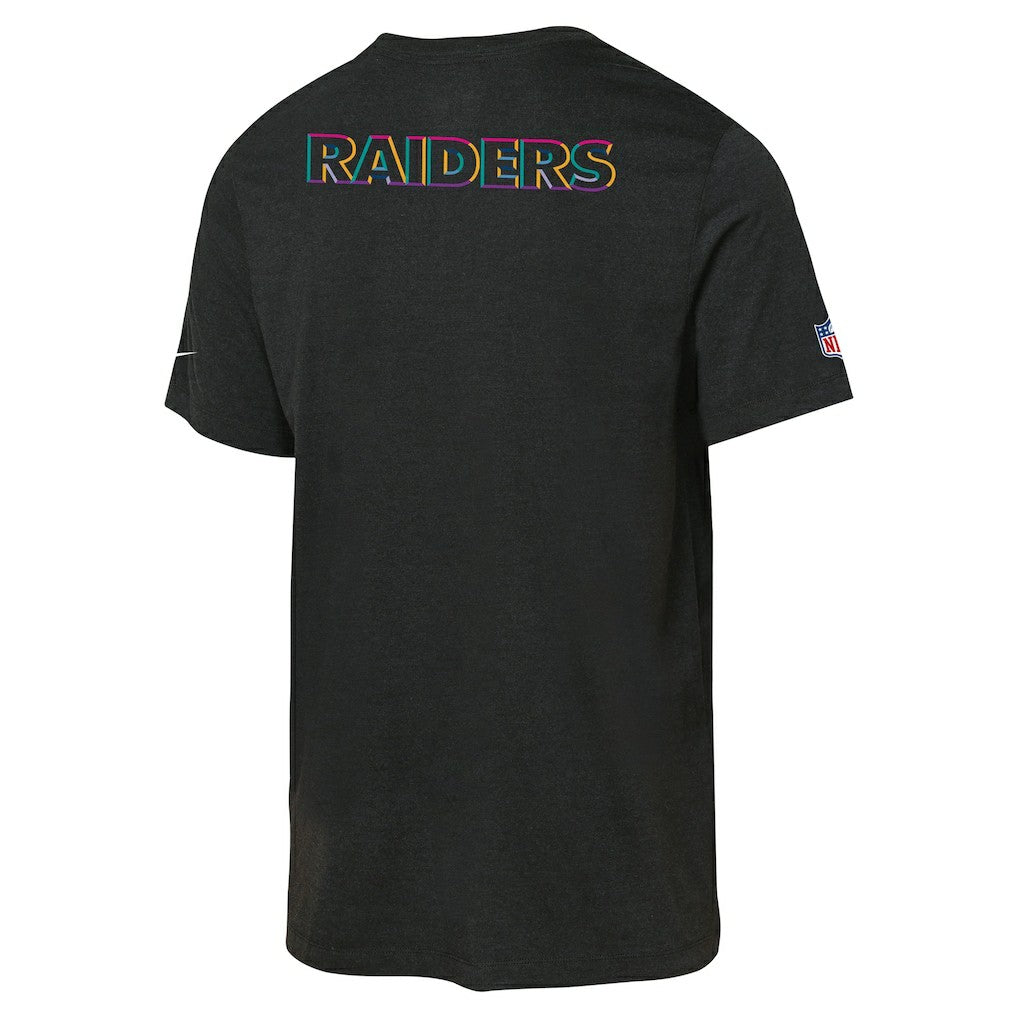 Youth 2025 NFL Crucial Catch Tri-Blend Dri-FIT T-Shirt - Las Vegas Raiders