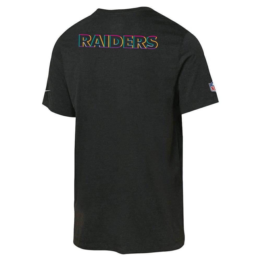 Youth 2025 NFL Crucial Catch Tri-Blend Dri-FIT T-Shirt - Las Vegas Raiders