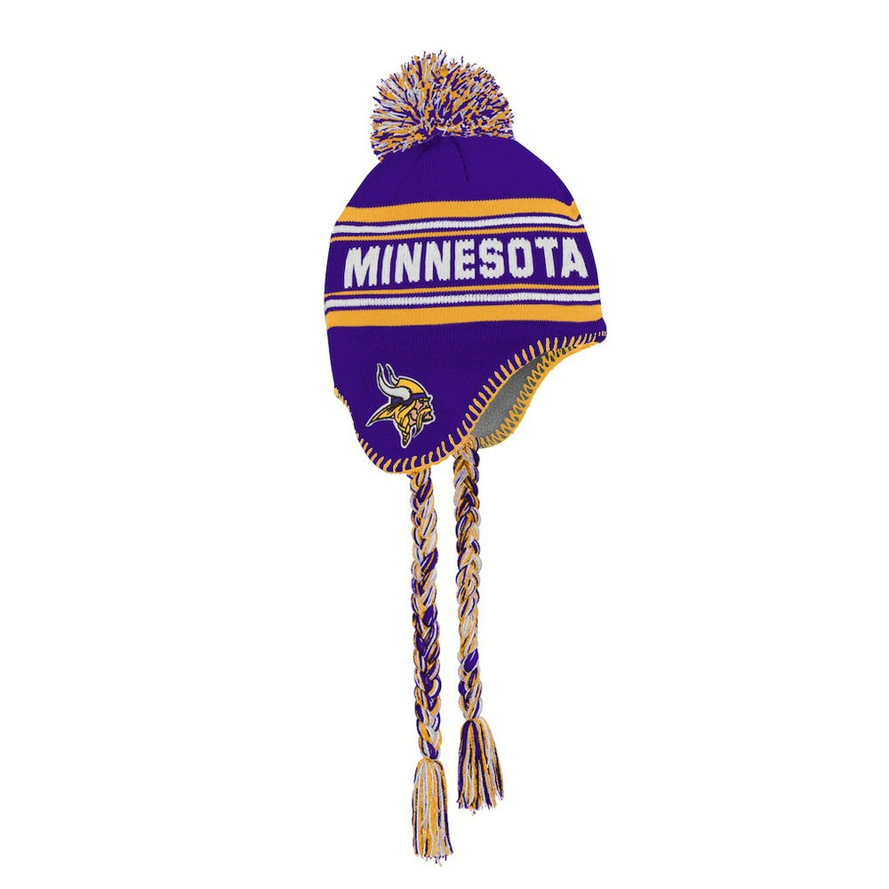 Preschool Jacquard Tassel Knit Hat with Pom - Minnesota Vikings
