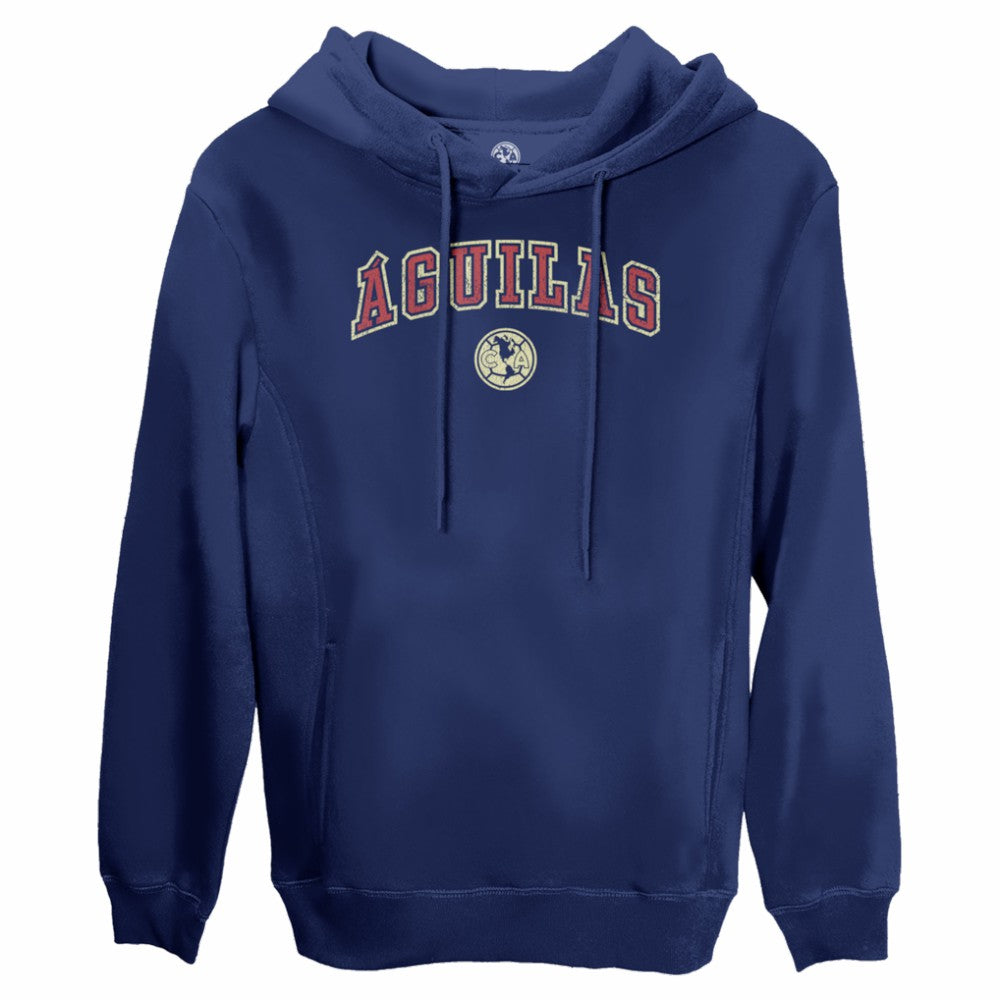 Club America 1863FC Athletic Wordmark Fleece Pullover Hoodie -  Navy
