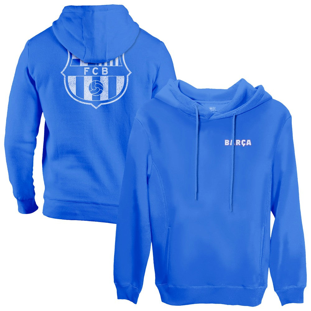 Barcelona 1863FC Wordmark Fleece Pullover Hoodie -  Blue