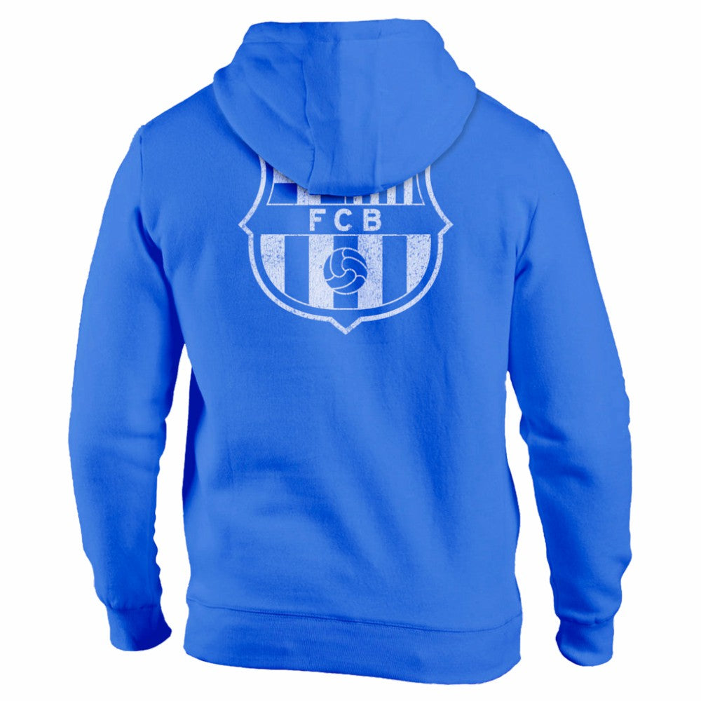 Barcelona 1863FC Wordmark Fleece Pullover Hoodie -  Blue