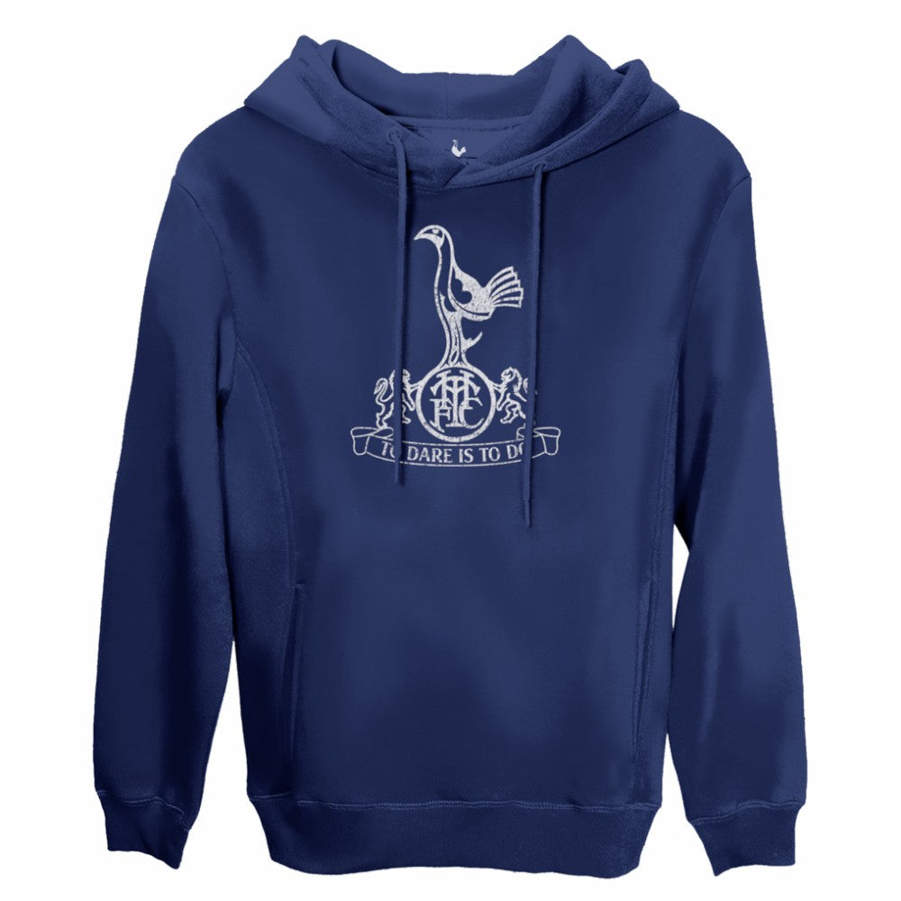 Tottenham Hotspur 1863FC Mono Badge Fleece Pullover Hoodie -  Navy