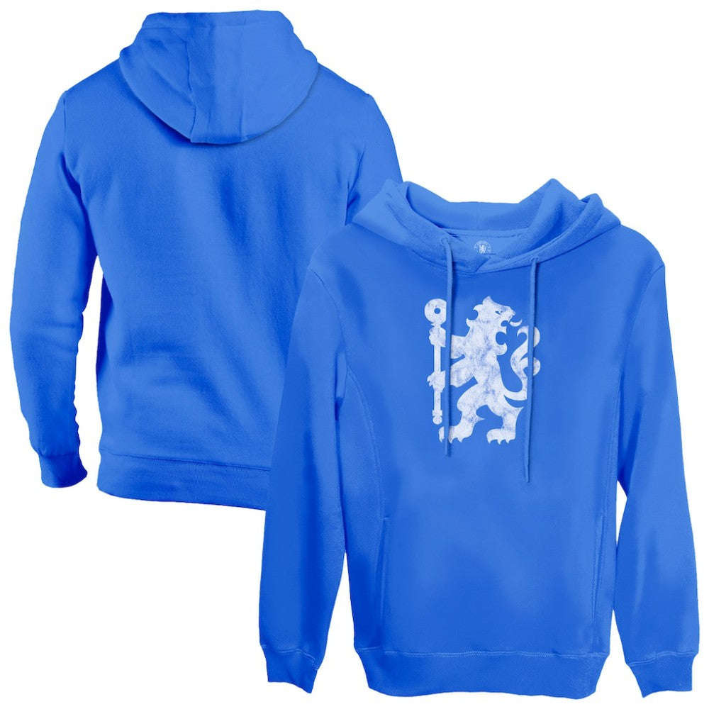 Chelsea 1863FC Lion Glyph Fleece Pullover Hoodie -  Blue