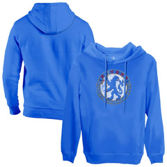 Chelsea 1863FC Retro Color Badge Fleece Pullover Hoodie -  Blue