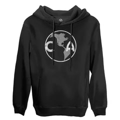 Club America 1863FC Retro Badge Pullover Hoodie -  Black