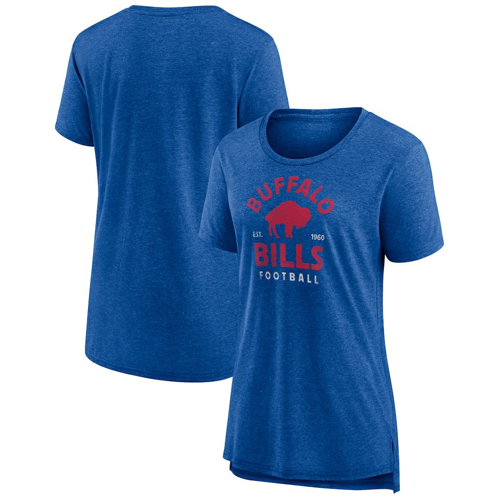 Women's Vintage Arch Tri-Blend T-Shirt - Buffalo Bills