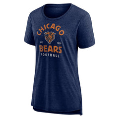 Women's Vintage Arch Tri-Blend T-Shirt - Chicago Bears