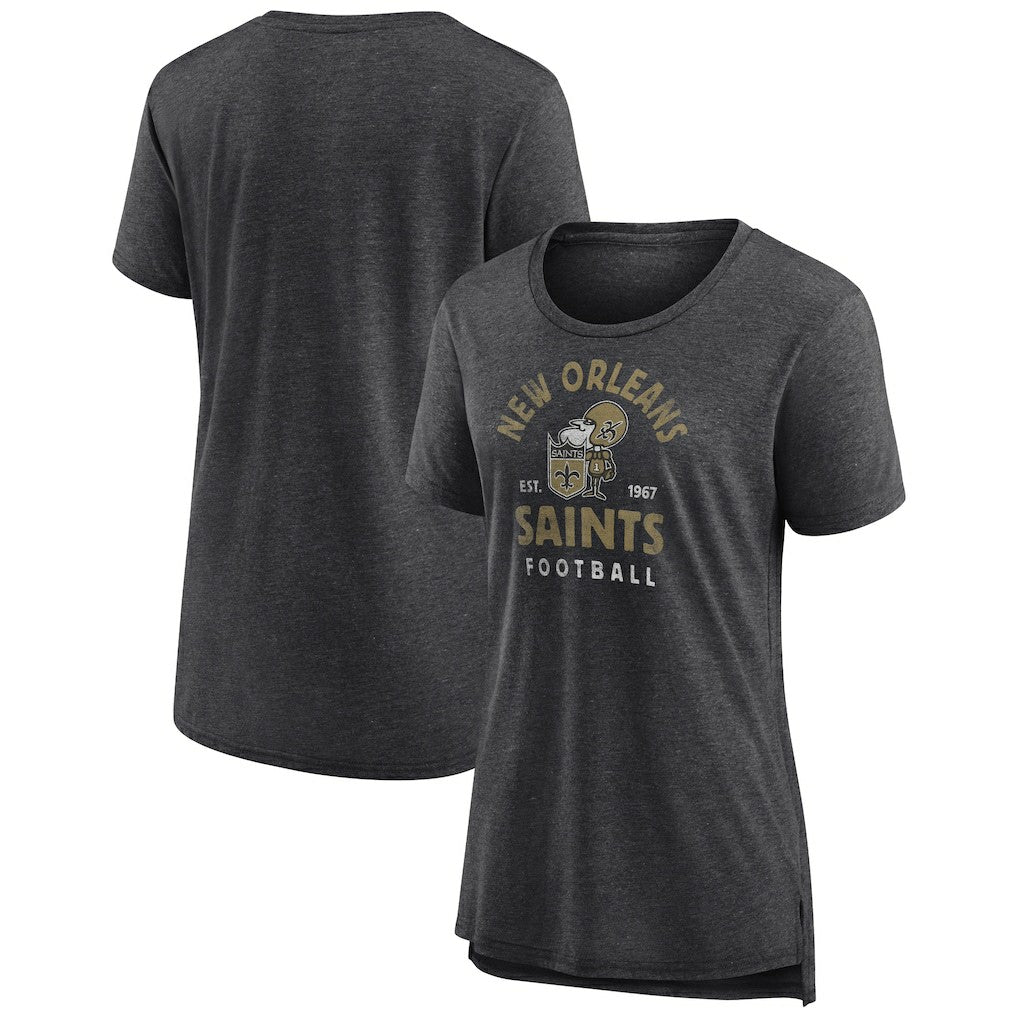 Women's Vintage Arch Tri-Blend T-Shirt - New Orleans Saints