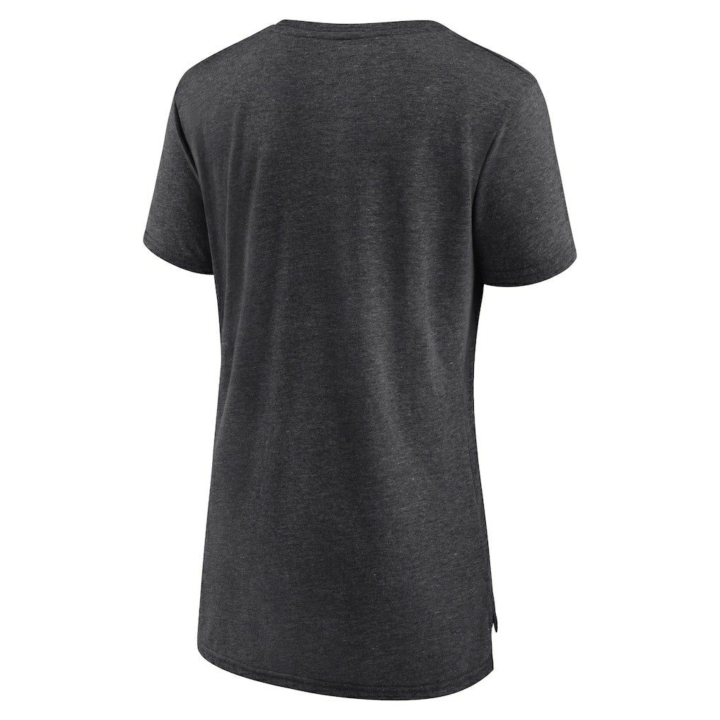 Women's Vintage Arch Tri-Blend T-Shirt - Carolina Panthers