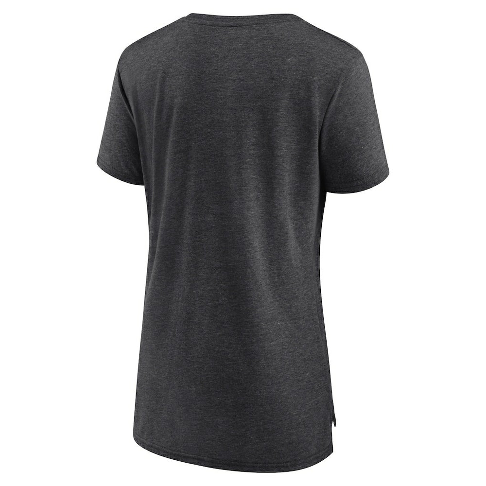 Women's Vintage Arch Tri-Blend T-Shirt - Carolina Panthers