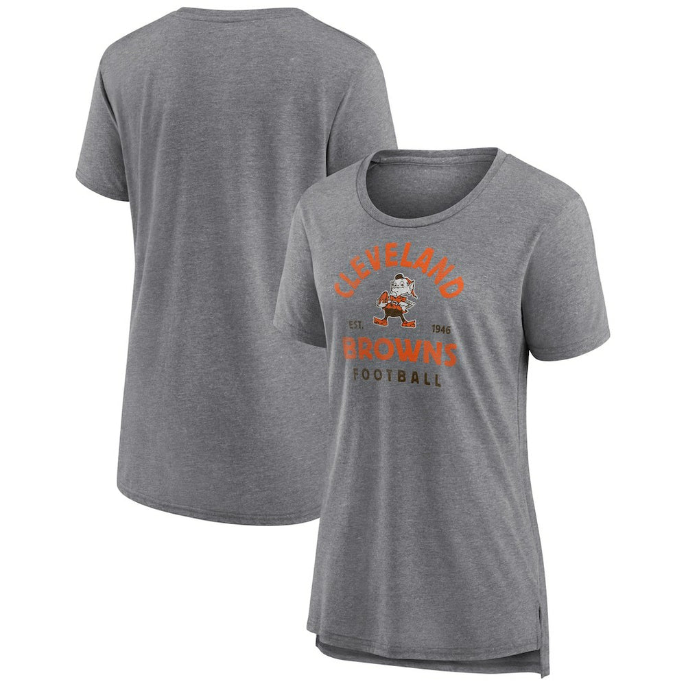 Women's Vintage Arch Tri-Blend T-Shirt - Cleveland Browns