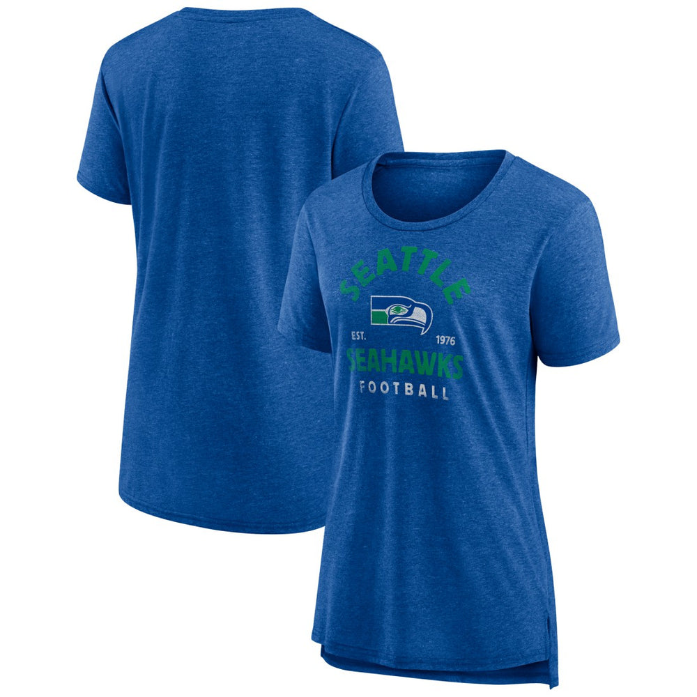 Women's Vintage Arch Tri-Blend T-Shirt - Seattle Seahawks