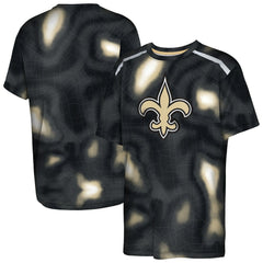 Outerstuff Youth End Zone Dri-Tek T-Shirt - New Orleans Saints