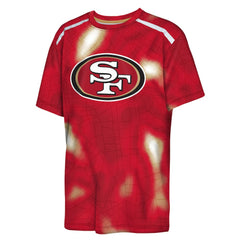 Outerstuff Youth End Zone Dri-Tek T-Shirt - San Francisco 49ers