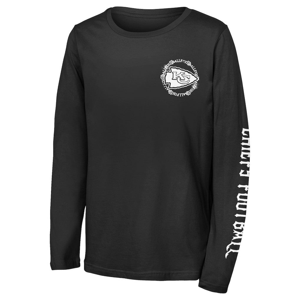 Outerstuff Youth Rumble Long Sleeve T-Shirt - Kansas City Chiefs