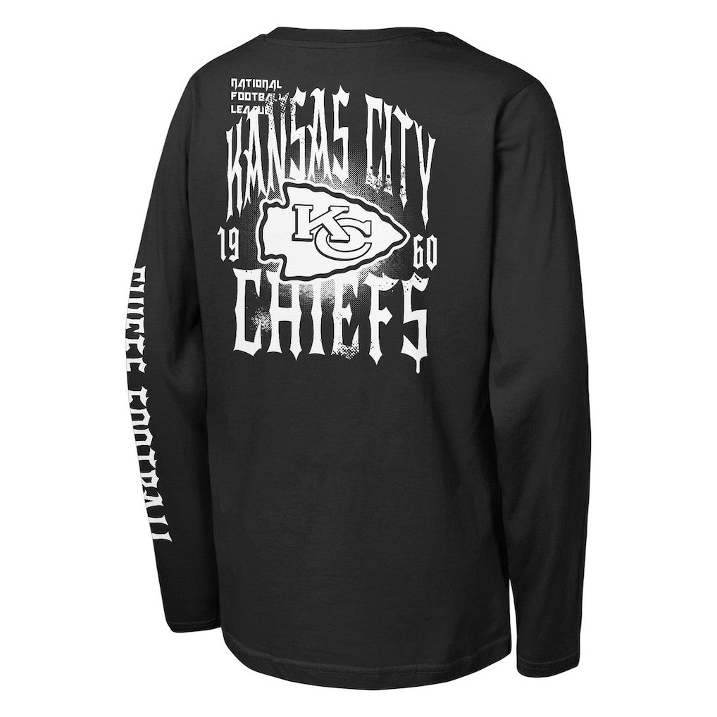 Outerstuff Youth Rumble Long Sleeve T-Shirt - Kansas City Chiefs
