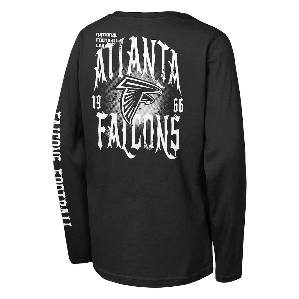 Outerstuff Youth Rumble Long Sleeve T-Shirt - Atlanta Falcons