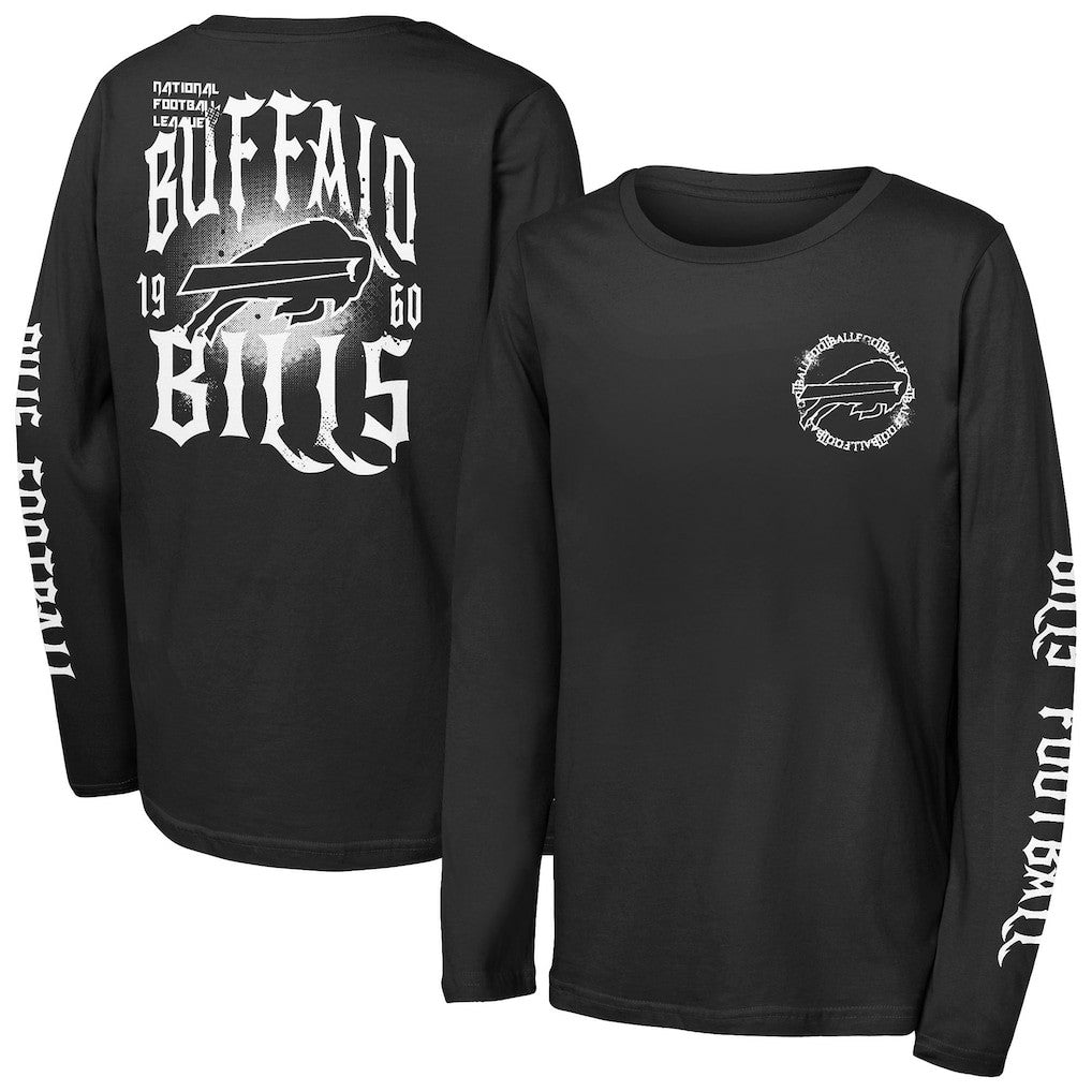Outerstuff Youth Rumble Long Sleeve T-Shirt - Buffalo Bills