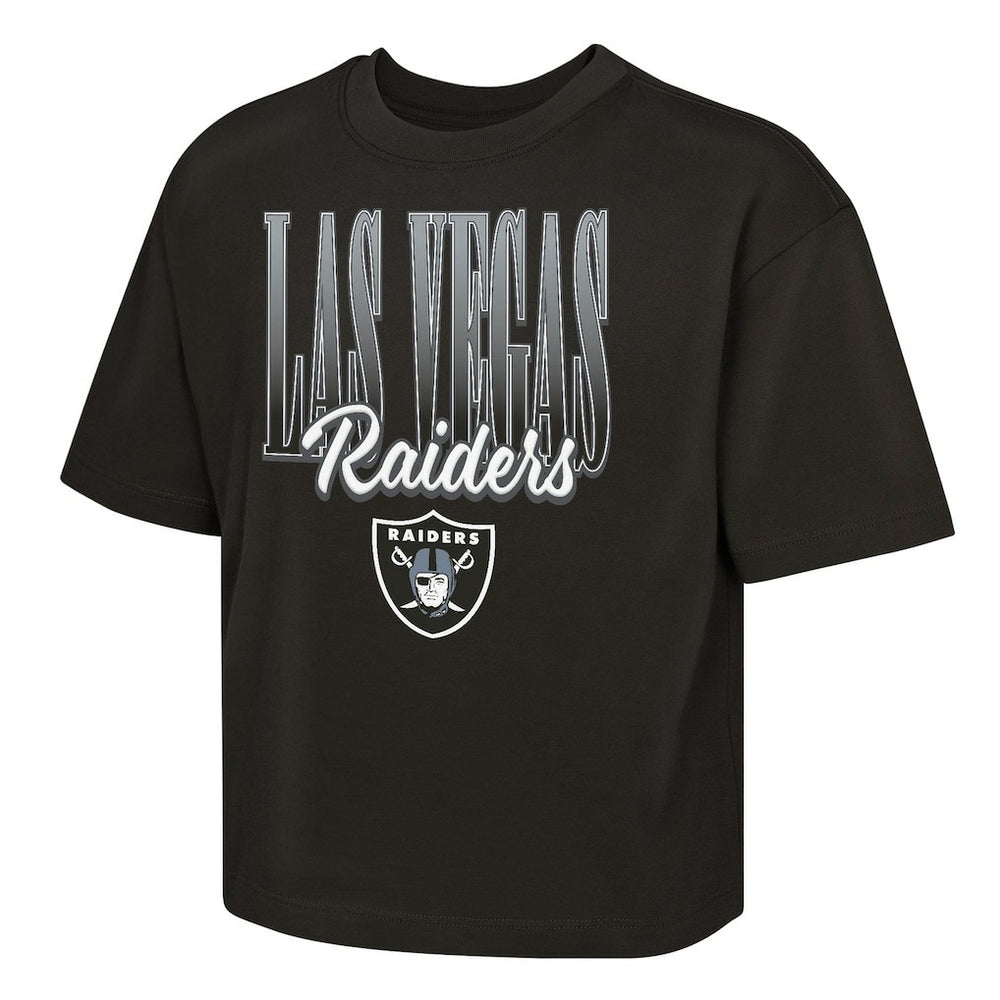 Outerstuff Girls Youth Big City Boxy T-Shirt - Las Vegas Raiders