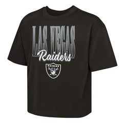 Outerstuff Girls Youth Big City Boxy T-Shirt - Las Vegas Raiders