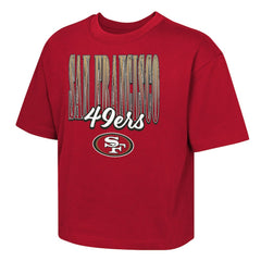 Outerstuff Girls Youth Big City Boxy T-Shirt - San Francisco 49ers