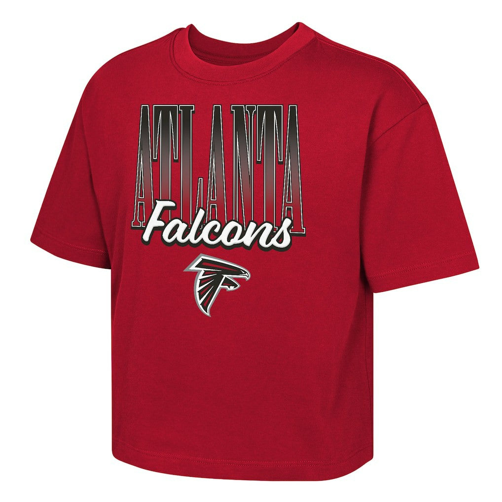 Outerstuff Girls Youth Big City Boxy T-Shirt - Atlanta Falcons