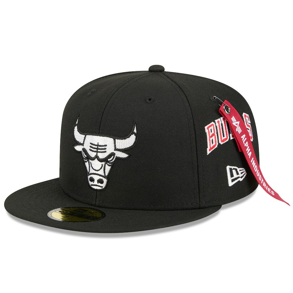 NBA Chicago Bulls x Alpha Industries 59FIFTY Fitted Hat