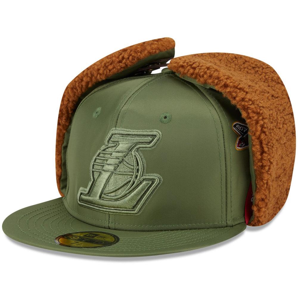 NBA Los Angeles Lakers x Alpha Industries Dog Ear 59FIFTY Fitted Hat