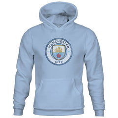 Manchester City 1863FC Youth Color Badge Fleece Pullover Hoodie -  Sky Blue