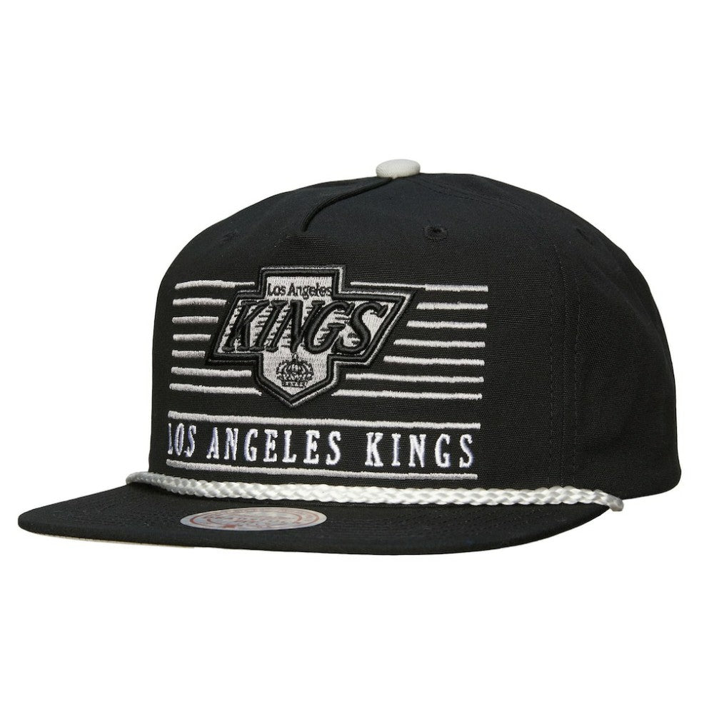 NHL Black Los Angeles Kings Mitchell & Ness Ascend Deadstock Snapback Hat