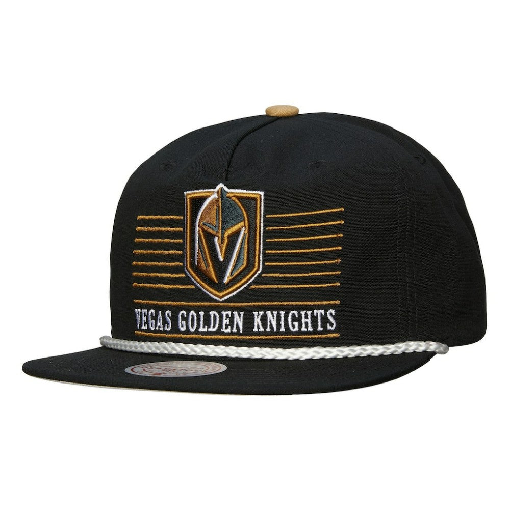 NHL Black Vegas Golden Knights Mitchell & Ness Ascend Deadstock Snapback Hat