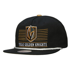 NHL Black Vegas Golden Knights Mitchell & Ness Ascend Deadstock Snapback Hat