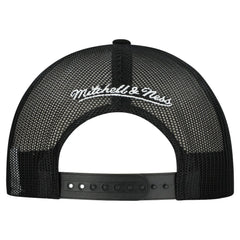NHL White/Black Pittsburgh Penguins Mitchell & Ness Gridlock Trucker Adjustable Hat
