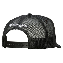 NHL White/Black Boston Bruins Mitchell & Ness Gridlock Trucker Adjustable Hat