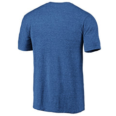 NHL Royal Buffalo Sabres Distressed Logo Tri-Blend T-Shirt