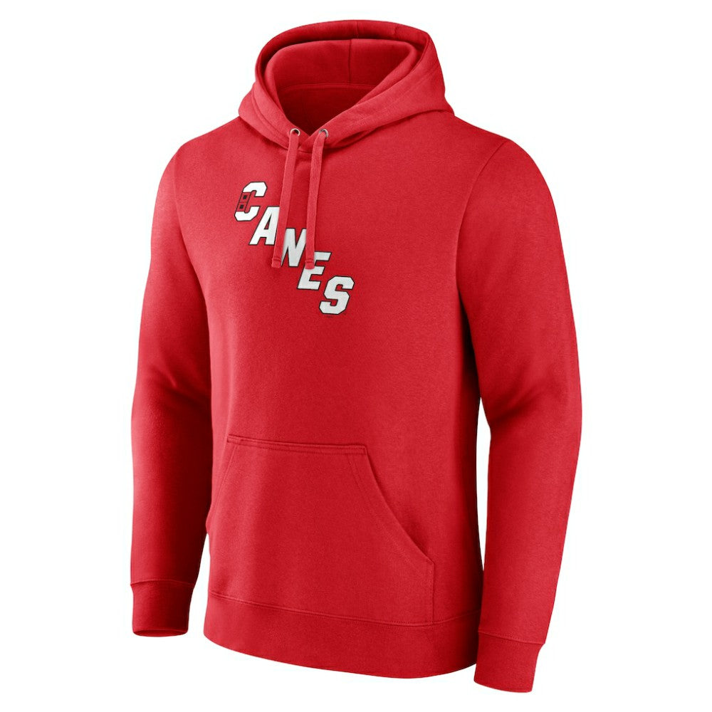 NHL Red Carolina Hurricanes Primary Logo Pullover Hoodie