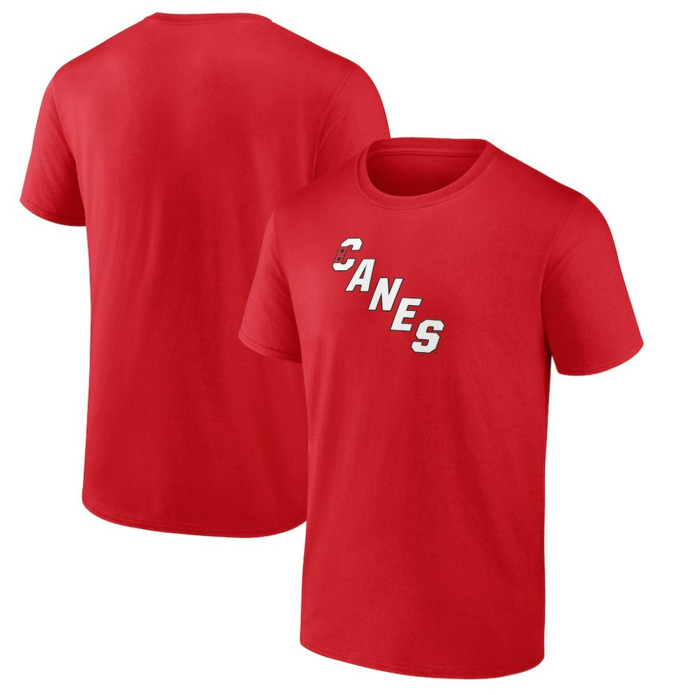 NHL Red Carolina Hurricanes Primary Logo T-Shirt