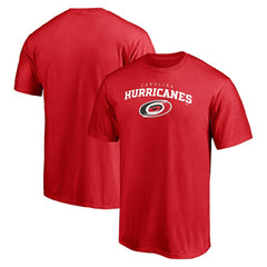 NHL Red Carolina Hurricanes Team Lock Up T-Shirt