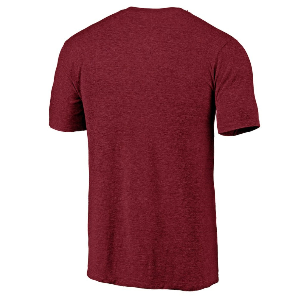 NHL Burgundy Colorado Avalanche Line Shift Tri-Blend T-Shirt