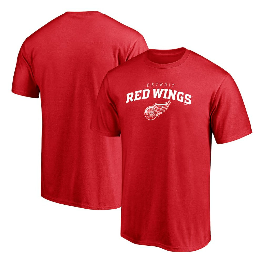 NHL Red Detroit Red Wings Team Lock Up T-Shirt
