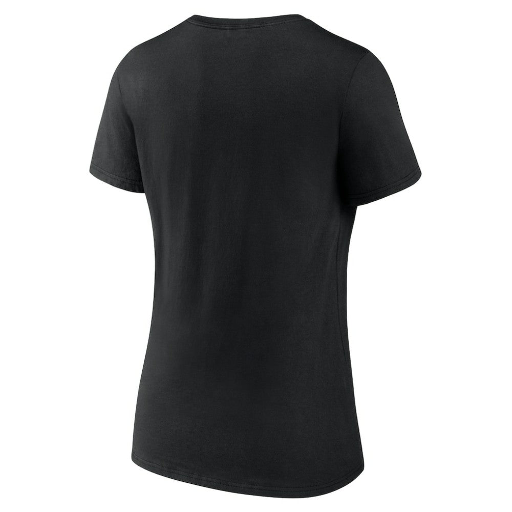 NHL Black Edmonton Oilers Women's Team Pride V-Neck T-Shirt