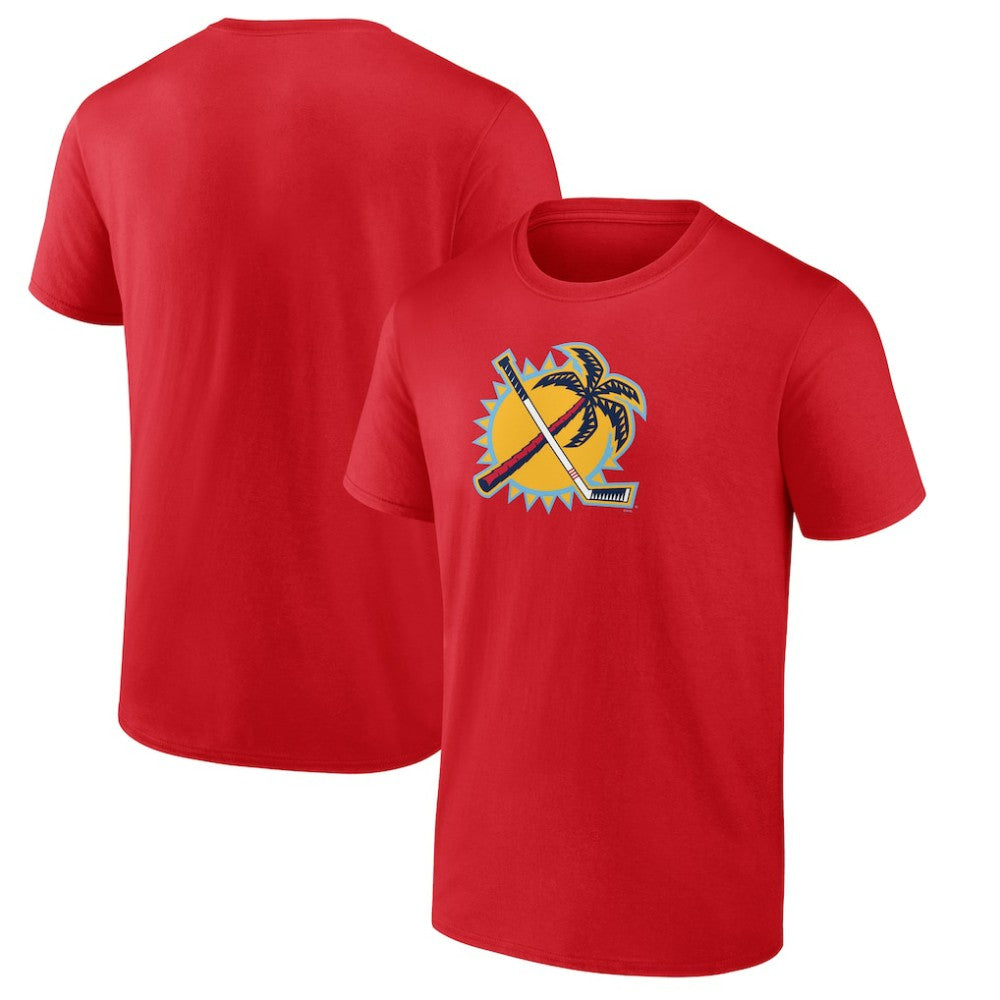 NHL Red Florida Panthers Primary Logo T-Shirt