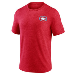 NHL Red Montreal Canadiens Territorial Tri-Blend T-Shirt