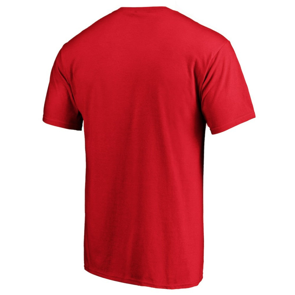 NHL Red New Jersey Devils Splatter Logo T-Shirt