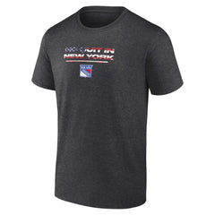 NHL Charcoal New York Rangers Stars and Stripes T-Shirt