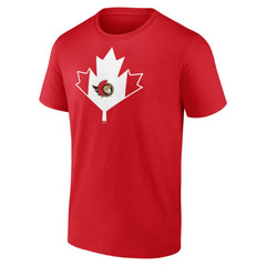 NHL Red Ottawa Senators Canada Day T-Shirt