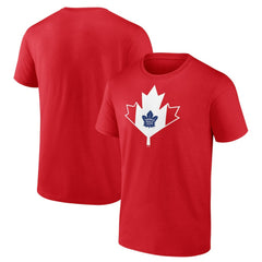 NHL Red Toronto Maple Leafs Canada Day T-Shirt