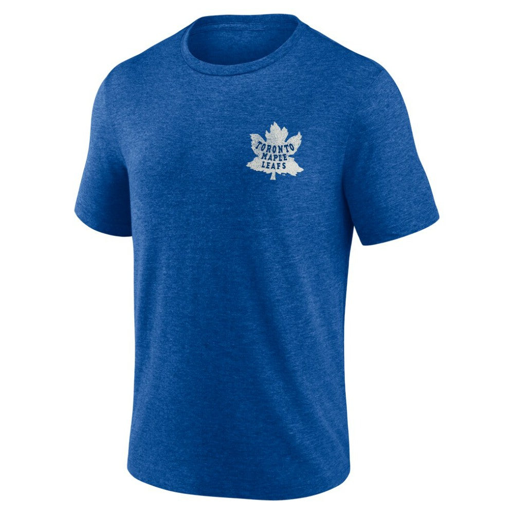 NHL Blue Toronto Maple Leafs Earnest Will Tri-Blend T-Shirt